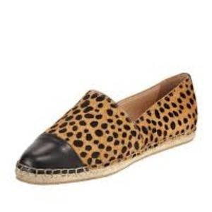 Loeffler Randall Cheetah Espadrilles Size 5.5
